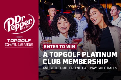 Dr Pepper Topgolf Challenge | Enter to Win A Topgolf Platinum Club Membership