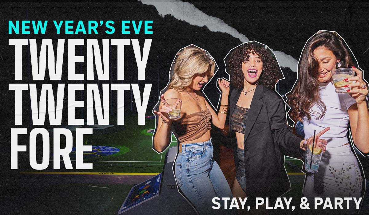 New Year's Eve Twenty Twenty Fore Stay, Play, and Party