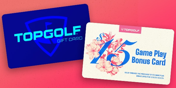 Topgolf Gift Card | $15 Game Play Bonus Card