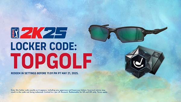 2K25 Locker Code TOPGOLF