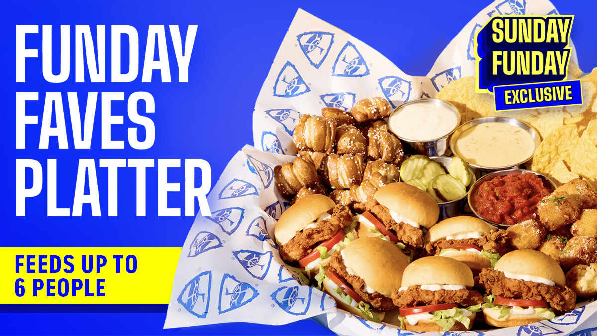 Funday Faves Platter Feeds Up to 6 People