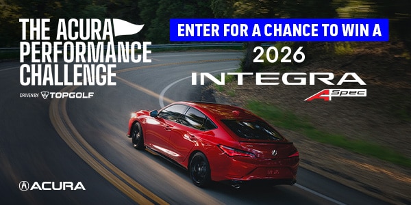 The Acura Performance Challenge - Drive by Topgolf | Enter For a Chance to Win a 2026 Integra A-Spec